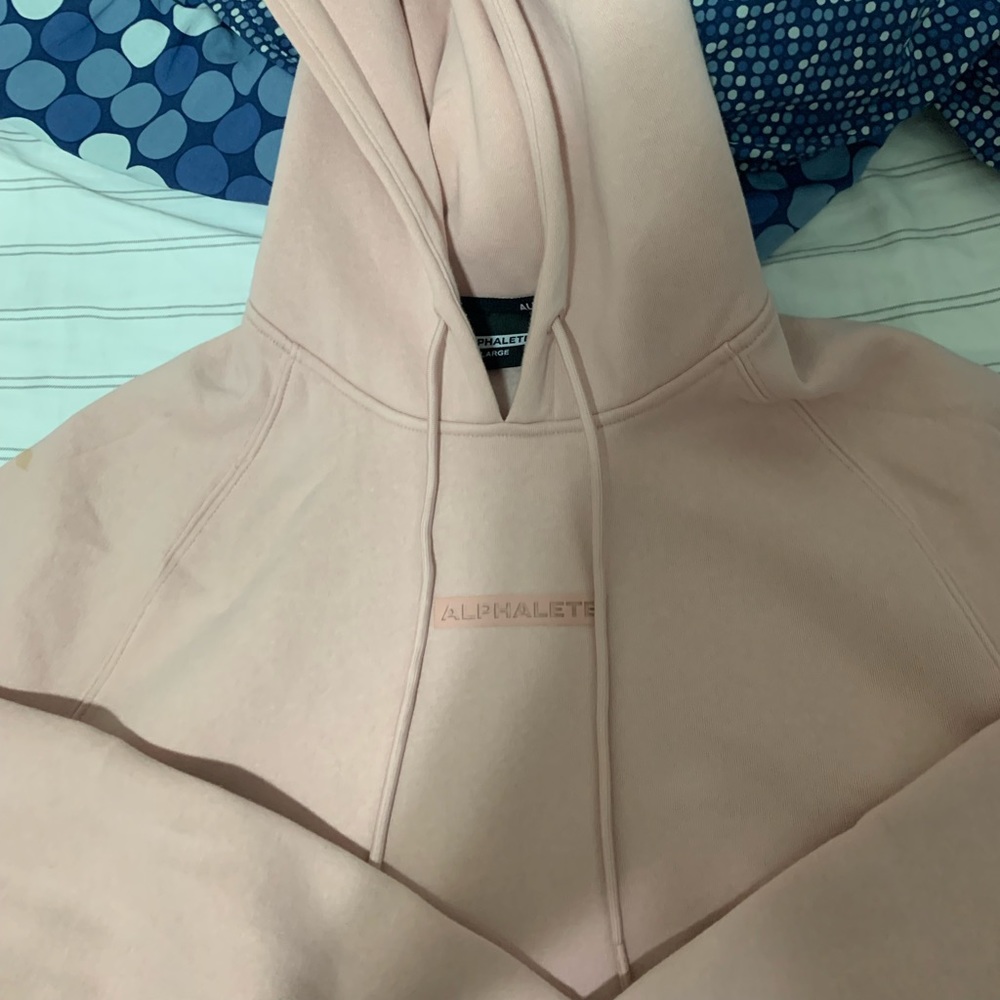 Alphalete Union Performance Hoodie - Rosé (Large)
